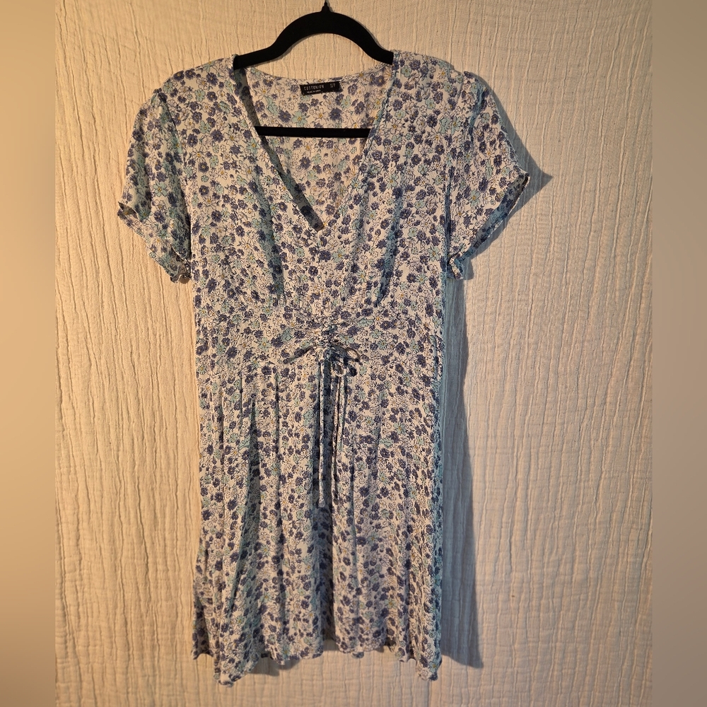 Cotton On Blue Floral Midi Dress